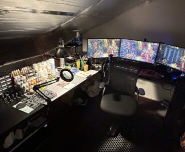 Finally have my own space to myself to permanently house my hobbies