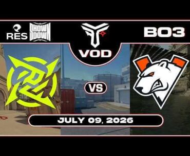 Ninjas in Pyjamas vs Virtus.Pro | RES Showdown 4 EU: Blast Premier Rising | #BO3