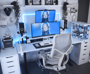 New standing desk and ergo chair