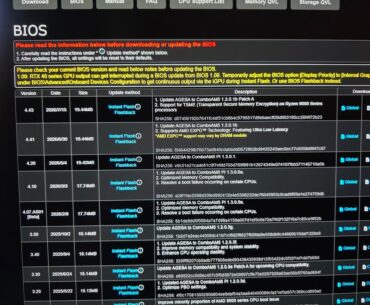 Bios update to an older beta Version?