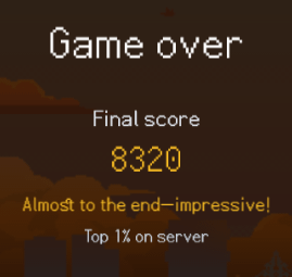 Highscore in the HOT Drop Rush minigame?