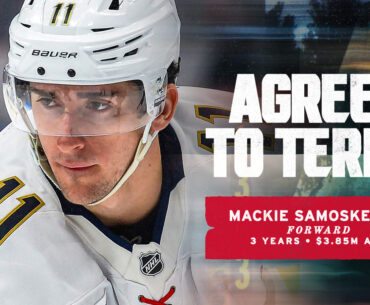 Seattle Kraken Agree to Terms with Forward Mackie Samoskevich on a Three-Year Deal