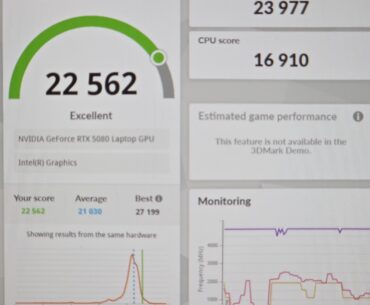 HP Omen Max 16 RTX 5080 Time Spy Score