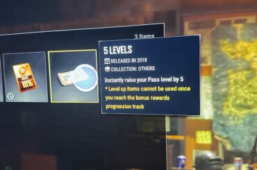 Why cant i use my 5 Levels ticket?