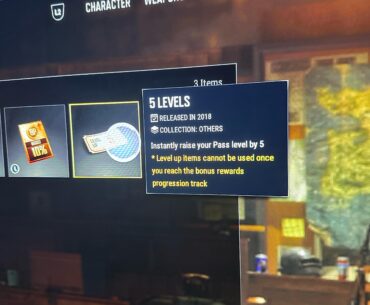 Why cant i use my 5 Levels ticket?