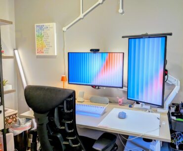 My cozy work/battle station