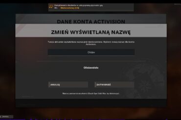 Can't play Black Ops Cold War because it forces me to change my Activision display name, but every name gets rejected