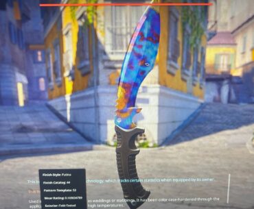 Stat track tier 4 blue gem Kukri