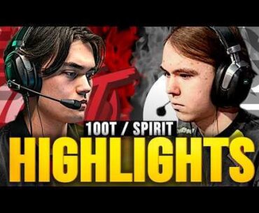 100T vs Spirit - BLAST Bounty CS2 Highlights