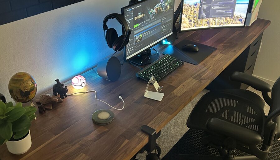 My work from home and gaming setup.