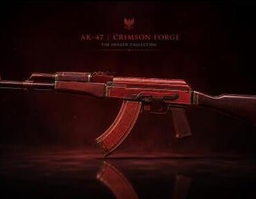 [Steam CS2 Workshop] AK-47 | Crimson Forge - Intricate hand-carved details meet industrial steel.