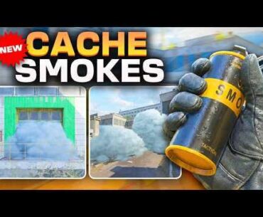 Hi GlobalOffensive. It's NartOutHere. I watched 5+ Cache matches and put together the smokes that were used most often by pro teams