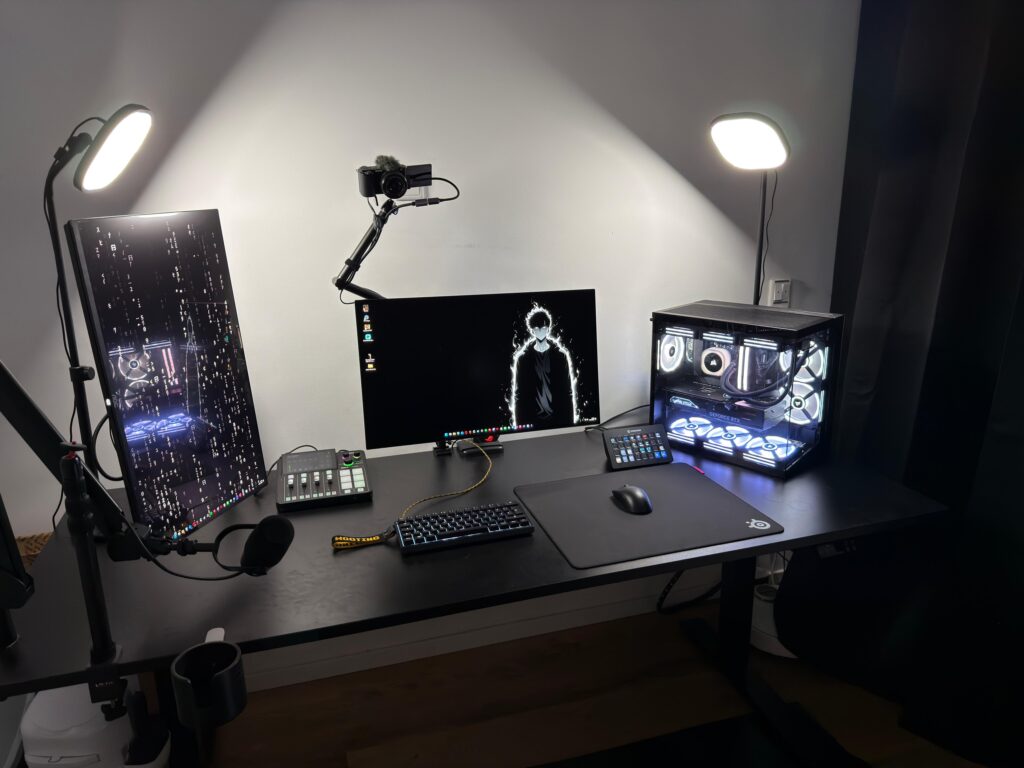 What do you think of my PC setup visually? Looking for background ideas! What do you think of my PC setup visually? Looking for background ideas!