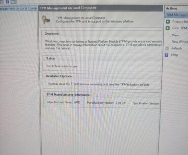 Is there a fix for attestation when the TPM manufacturer ver. is too low?
