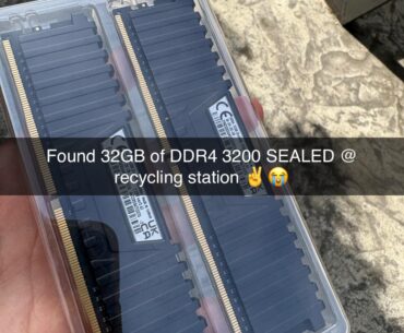 Guess what I discovered at the recycling station