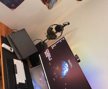 Work-in Progress WFH/Gaming Setup.