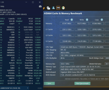 Optimized Samsung CL36 DDR5 timings: Sub-60ns Latency