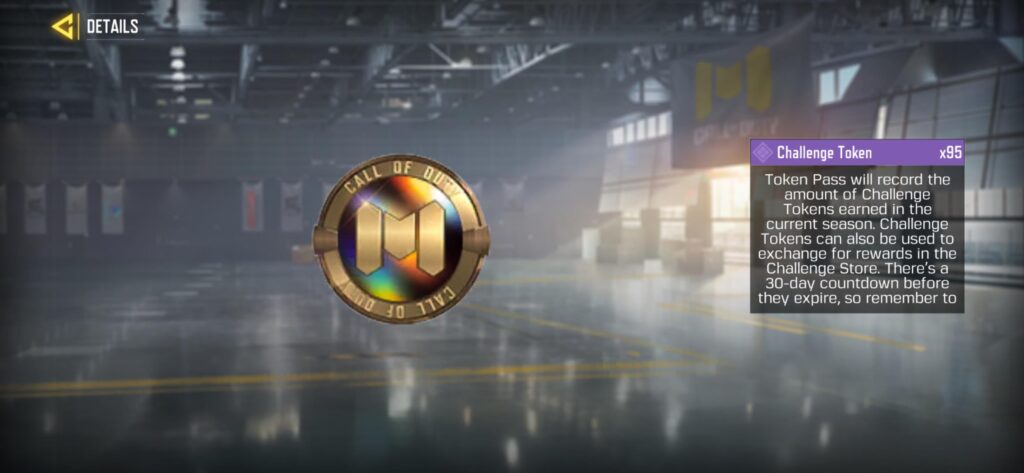 Challenge tokens , very limited now