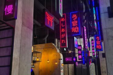 Feels like I'm in Night city in this Japanese restaurant