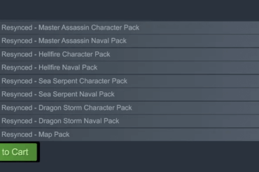 All the DLC that released with the launch of AC Black Flag Resynced
