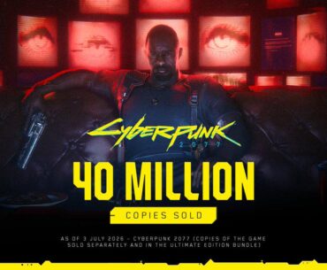 Cyberpunk 2077 Surpasses 40 Million Copies Sold as CD Projekt RED Celebrates a Remarkable Comeback