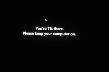 My house had a millisecond power cut and my PC turned off, we were still inside the zone and could back but my PC decided it was a great moment to update Windows ...