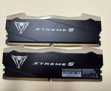 Beautiful engineering sample kit of Xtreme 5 DDR5 48GB