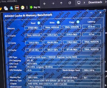 7800X3D Hynix-M 2x16 Buildzoid
