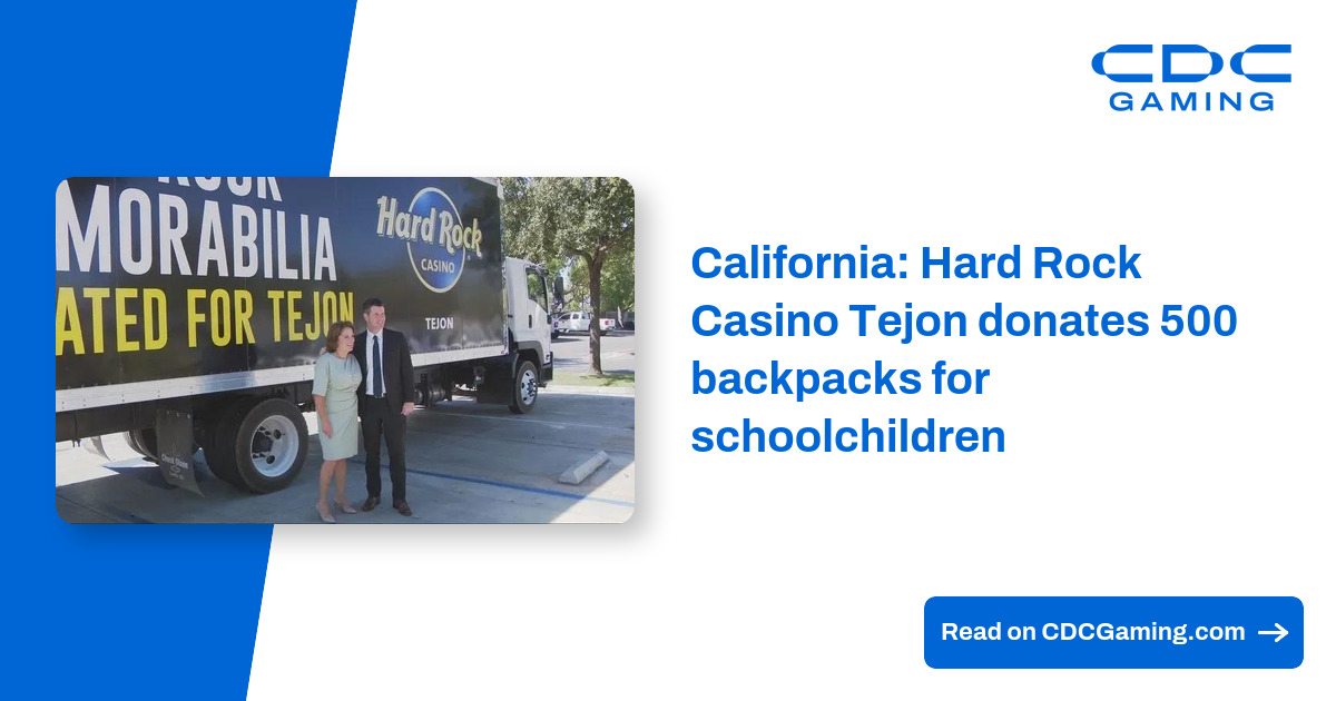 California: Hard Rock Casino Tejon donates 500 backpacks for schoolchildren – CDC Gaming California: Hard Rock Casino Tejon donates 500 backpacks for schoolchildren – CDC Gaming