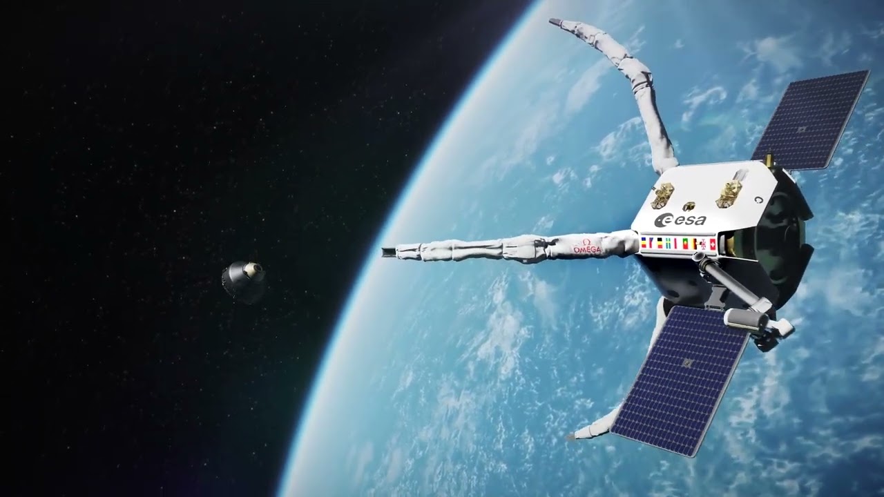 ClearSpace-1 Approaching the Space Debris - YouTube