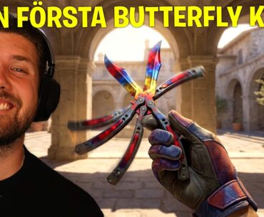 JAG SKAFFADE MIN FÖRSTA BUTTERFLY KNIFE - COUNTER STRIKE 2