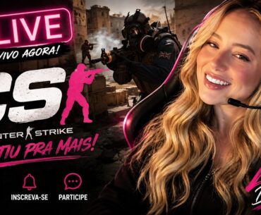 AO VIVO: JOGANDO COUNTER STRIKE 2 + REACT l LUA DRIVER