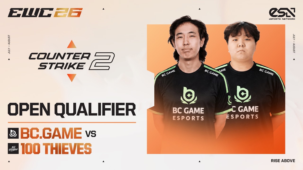 MN | Counter-Strike 2 at EWC 26 – Open Qualifier – BC GAME vs 100 THIEVES MN | Counter-Strike 2 at EWC 26 - Open Qualifier - BC GAME vs 100 THIEVES