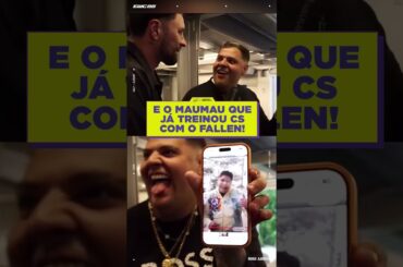 Esse rolê aleatório do FalleN treinando o Maumau KKKKKKKK 😂