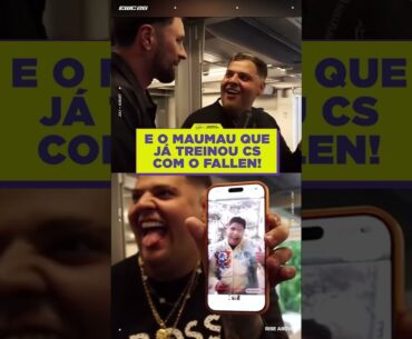 Esse rolê aleatório do FalleN treinando o Maumau KKKKKKKK 😂