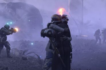 You can now cuddle Helldivers 2's beloved SEAF troopers, though maybe don't do what I did and try it when a Crusher's standing next to you