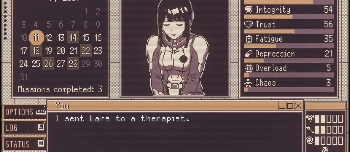 Raise up a mech pilot and make sure she doesn't get Evangelion-level depressed in the sci-fi visual novel Valkyrie Iteration: Mecha Pilot Raising Pocket Simulator