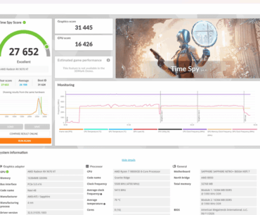 3dmark 9070xt + 9800x3d