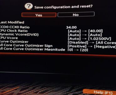 Hello, any suggestions for improving the Undervolt 5700x?