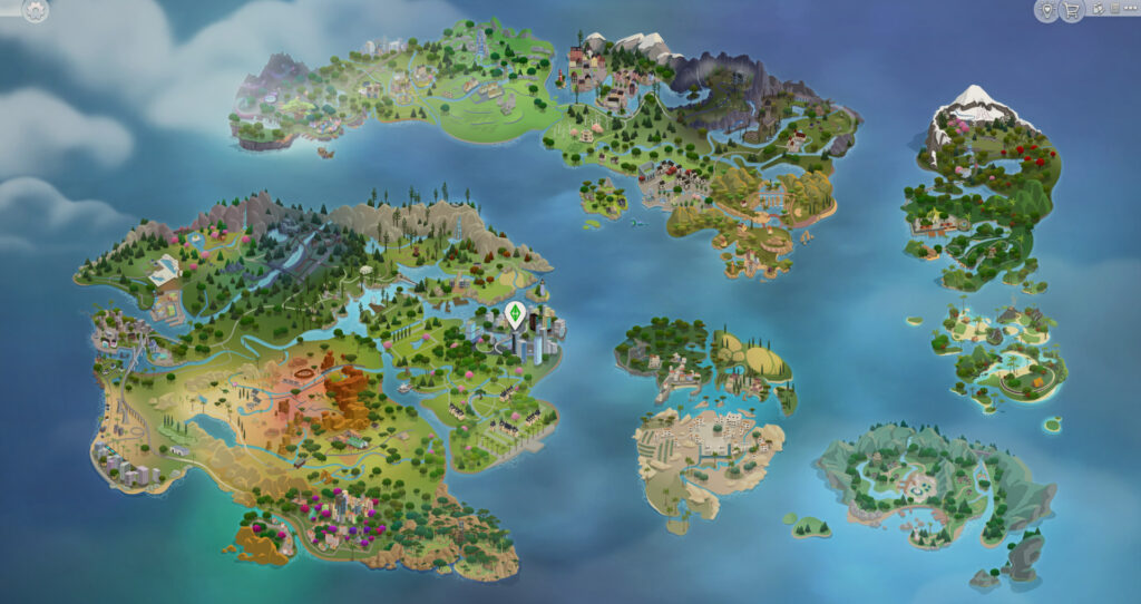 sims 4 immersive world map