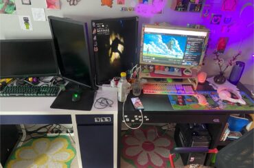 my and my boyfriends setups.