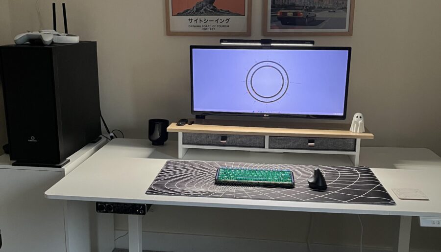 New desk = mildly refreshed setup