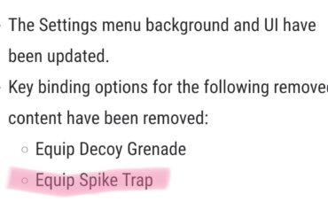 Latest patch report made me cry (again)