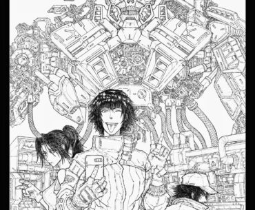 cybernetic mechanical concepts by me / ink on paper
