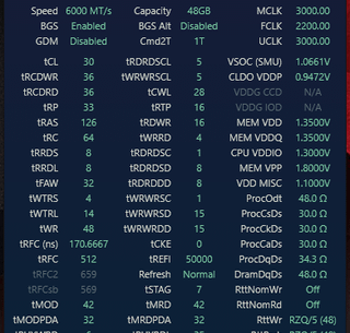 How does this ram oc look? 24gb m-die