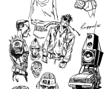 Some designs from Neo-Saires (Art by Martínez Ruppel)