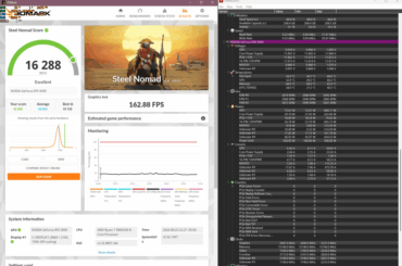 16,288 Steel Nomad: +350 Core / +1739 Memory / +350 Xbar / + 300 Sys