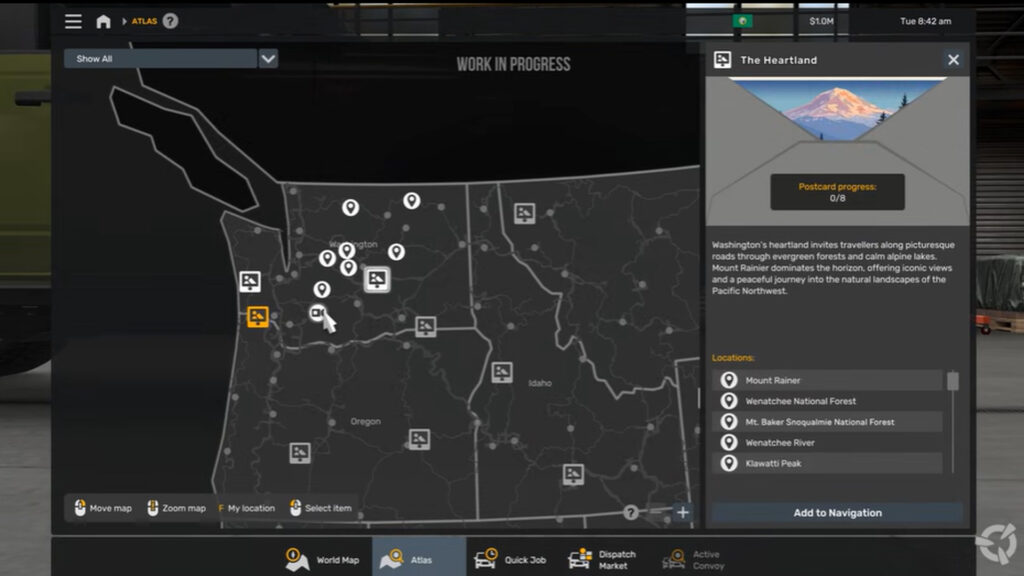 American Truck Simulator Road Trip DLC Atlas 02