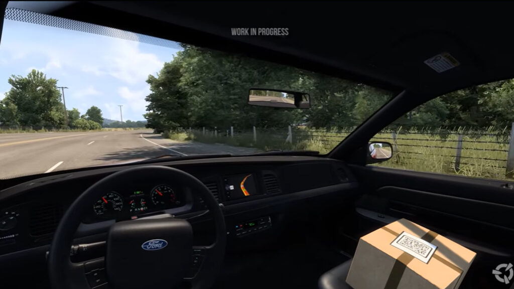 American Truck Simulator Road Trip DLC Ford Crown Victoria package