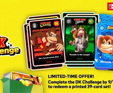 Nintendo reveals physical reward for completing the DK Challenge